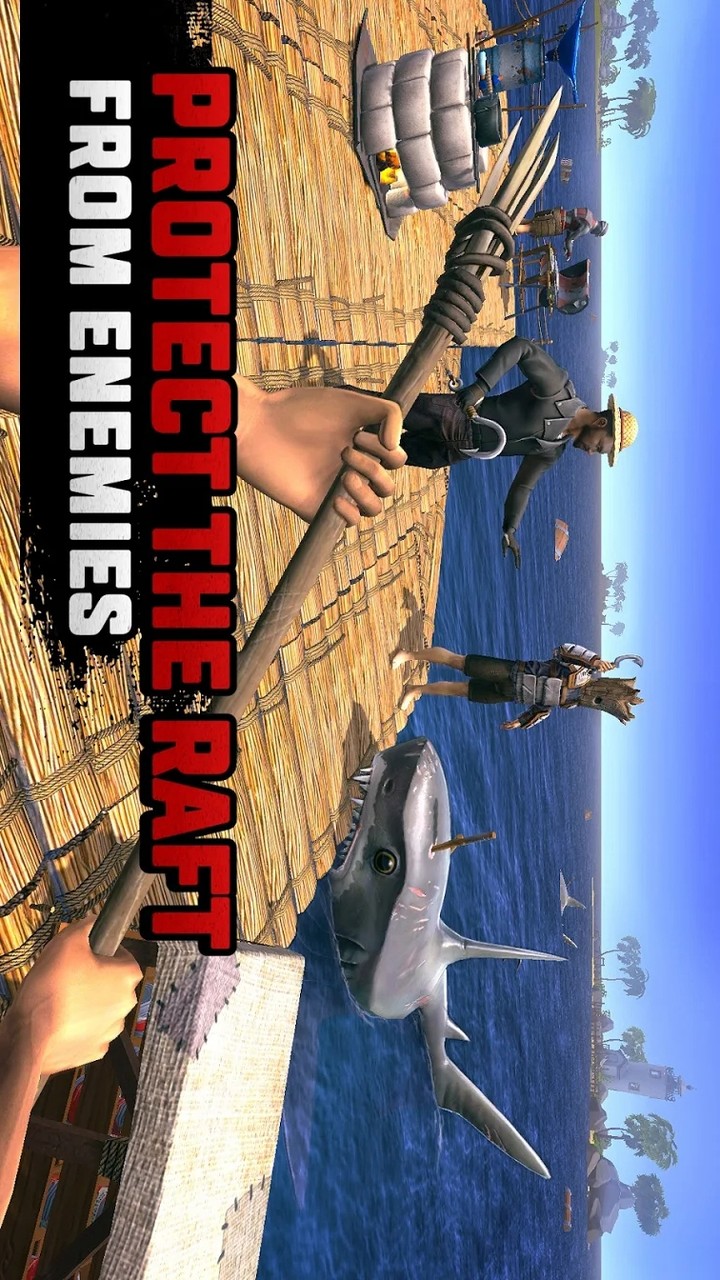Raft Survival: Multiplayer(Không quảng cáo) screenshot image 2