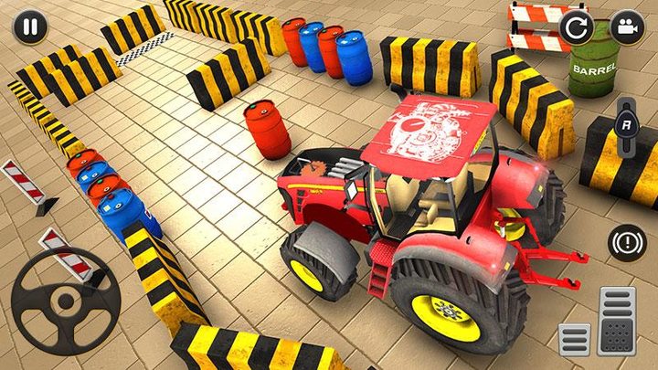 Modern Tractor Parking Game 3D