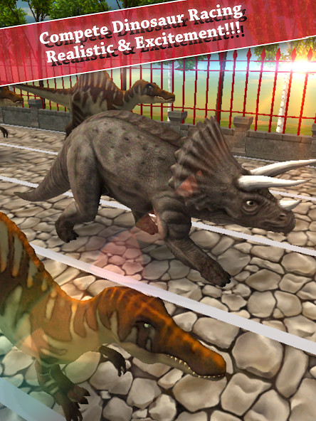 Triceratops Simulator Racing(Бесконечные деньги) screenshot image 4