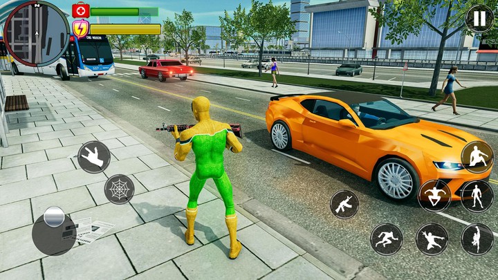 Spider Rope Hero : Crime City_playmod.games