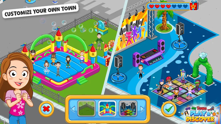 My Town Play Discover City Builder Game(Unlocked VIP) screenshot image 2_playmods.games