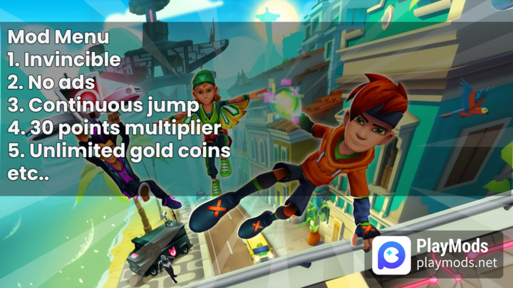 Subway Surfers(Hack/Mod Menu) screenshot image 1_playmod.games