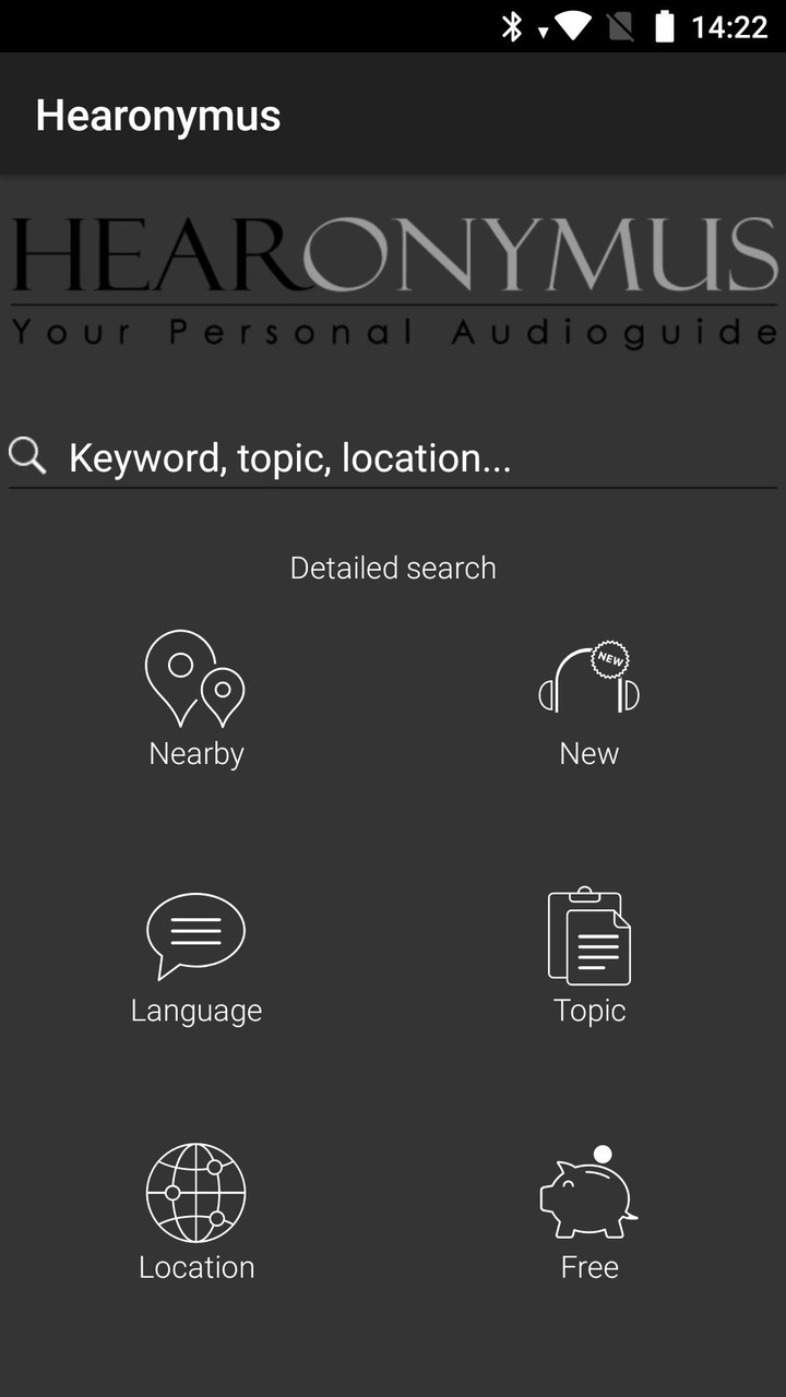 Hearonymus - your audio guide