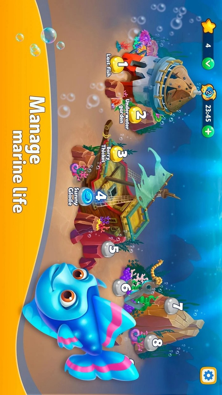 Sea Merge! Fish Games in Aquarium & Ocean Puzzle(Mod Menu) screenshot