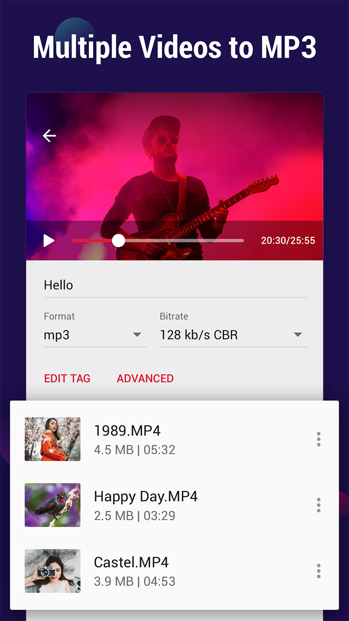 Video to MP3 - Video to Audio(Vip Unlocked) screenshot image 1_modkill.com