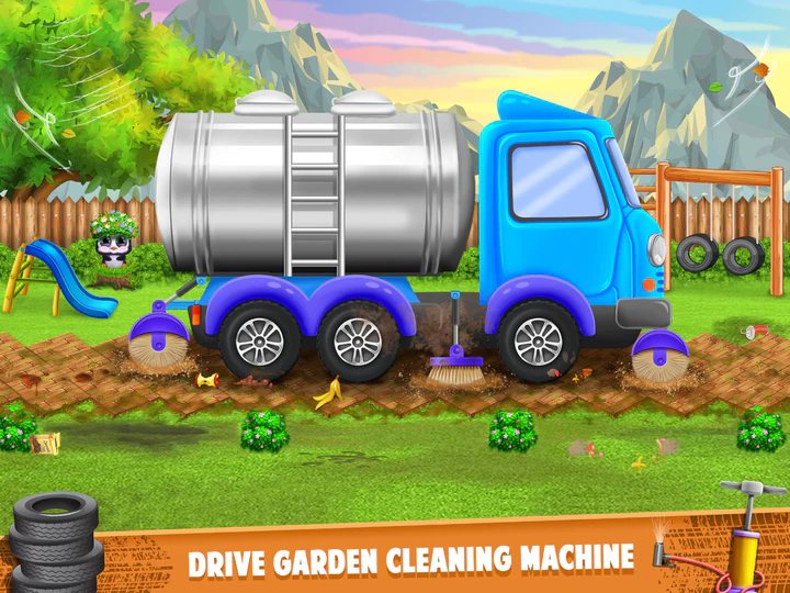 Download Road Sweeper - Kids Truck Game MOD APK  for Android