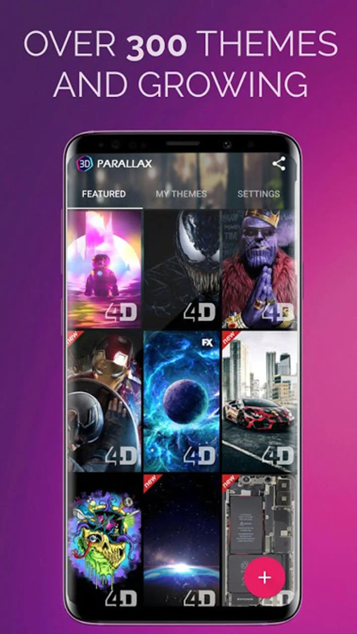 Download 3D Parallax Background - 4D HD Live Wallpapers 4K MOD APK   (VIP Unlocked) for Android