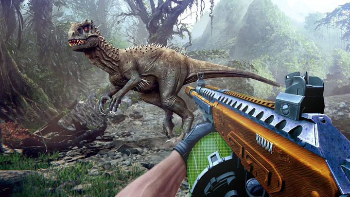 Cazador juego de dinosaurios‏(افتح جميع الفصول) screenshot image 1