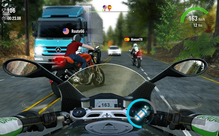 Moto Traffic Race 2(mod) screenshot image 1_playmods.games