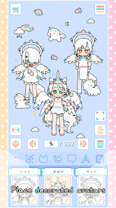 Pastel Friends : Dress Up Game(Free shopping) screenshot image 4_playmods.net