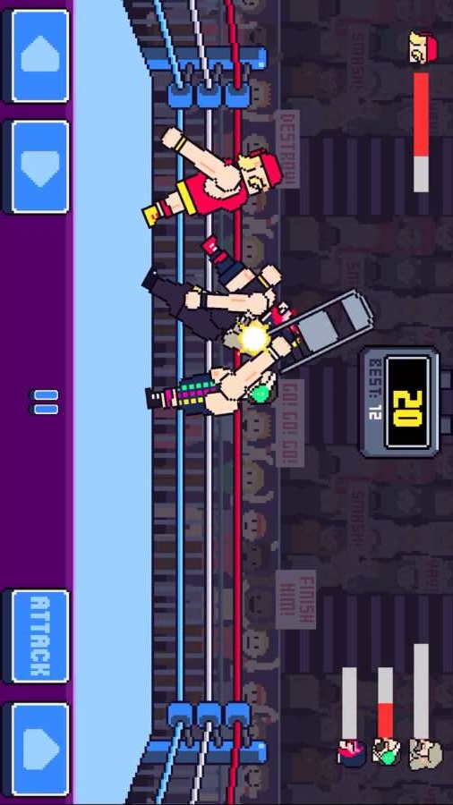 Rowdy Wrestling(Large gold coins)