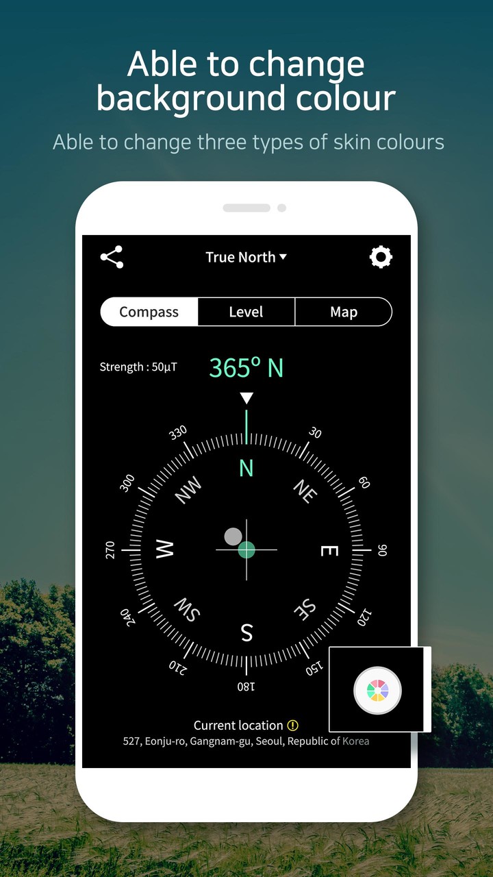 Compass 9: Smart Compass Ảnh chụp màn hình trò chơi