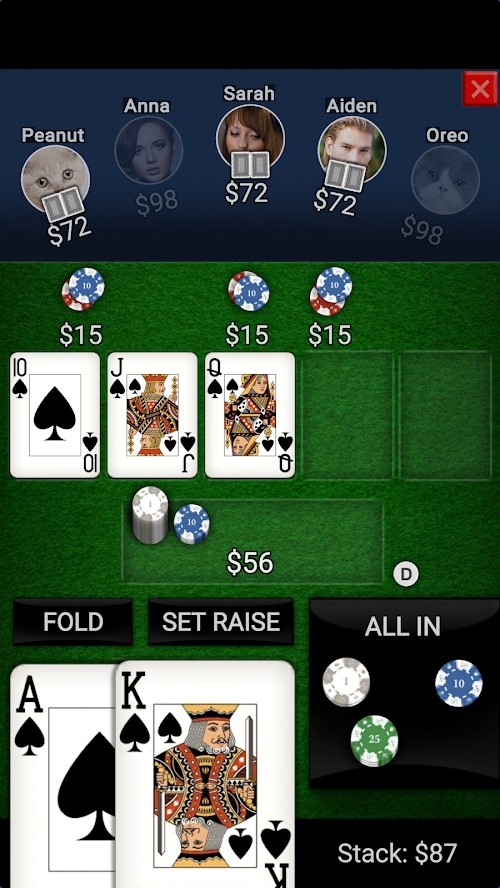 Offline Poker(Unlimited Money) screenshot