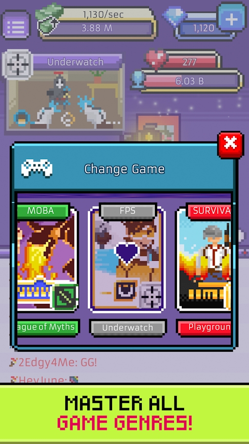 xStreamer: Idle Stream Game