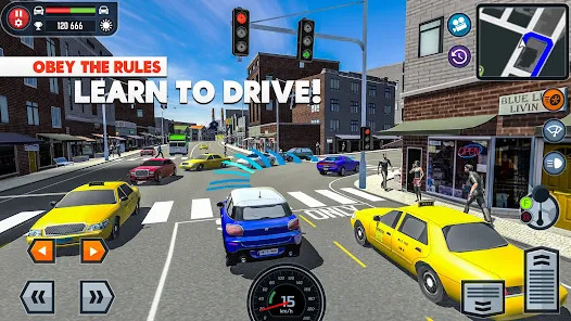 Car Driving School Simulator(الغاء القفل) screenshot image 2