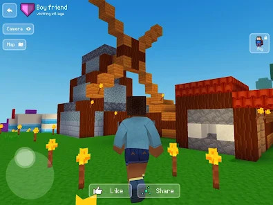 Block Craft 3D：Game Xây Dựng(tiền không giới hạn) screenshot image 5