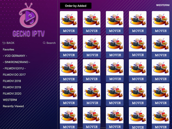 IPTV Gecko Player