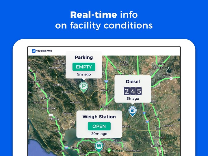 Trucker Path: Truck GPS Truck Stops Weigh Stations