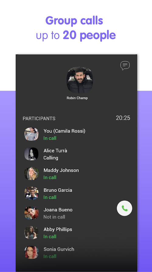 Viber Messenger(Unlocked Files Send) screenshot image 1_playmod.games