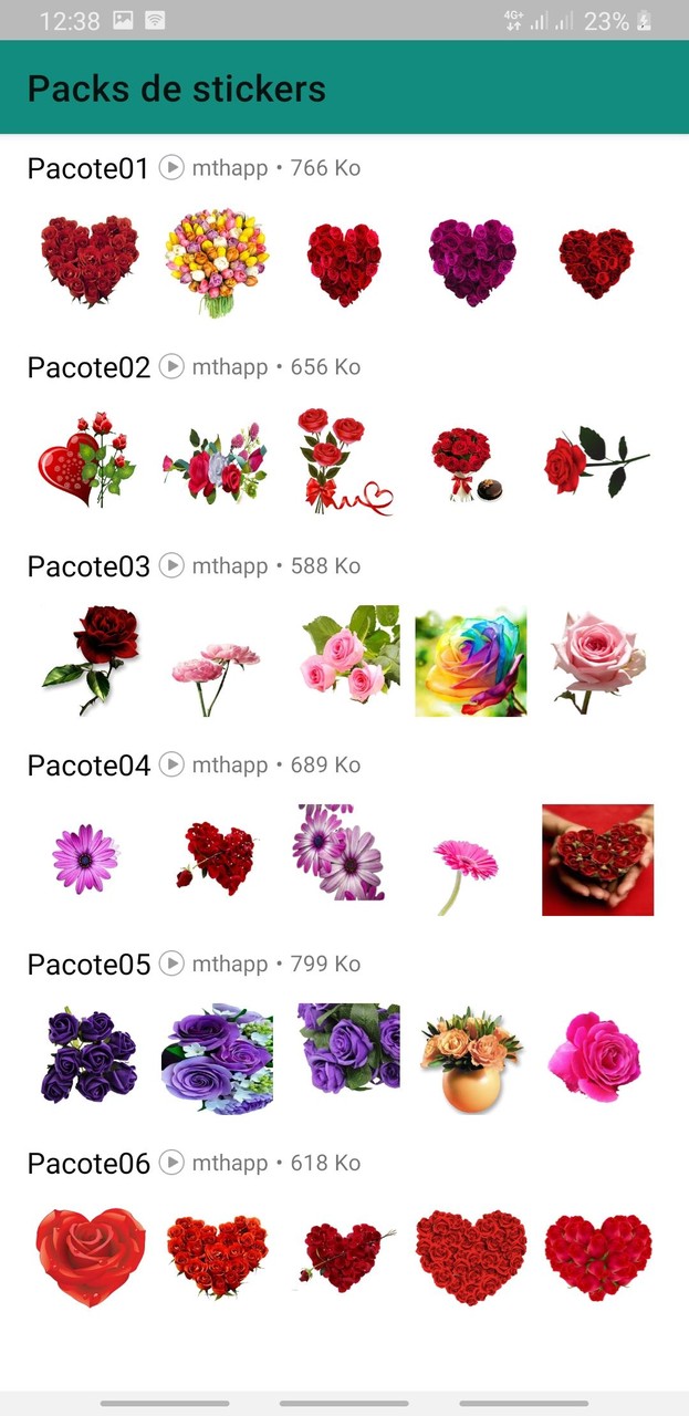 Flowers Stickers