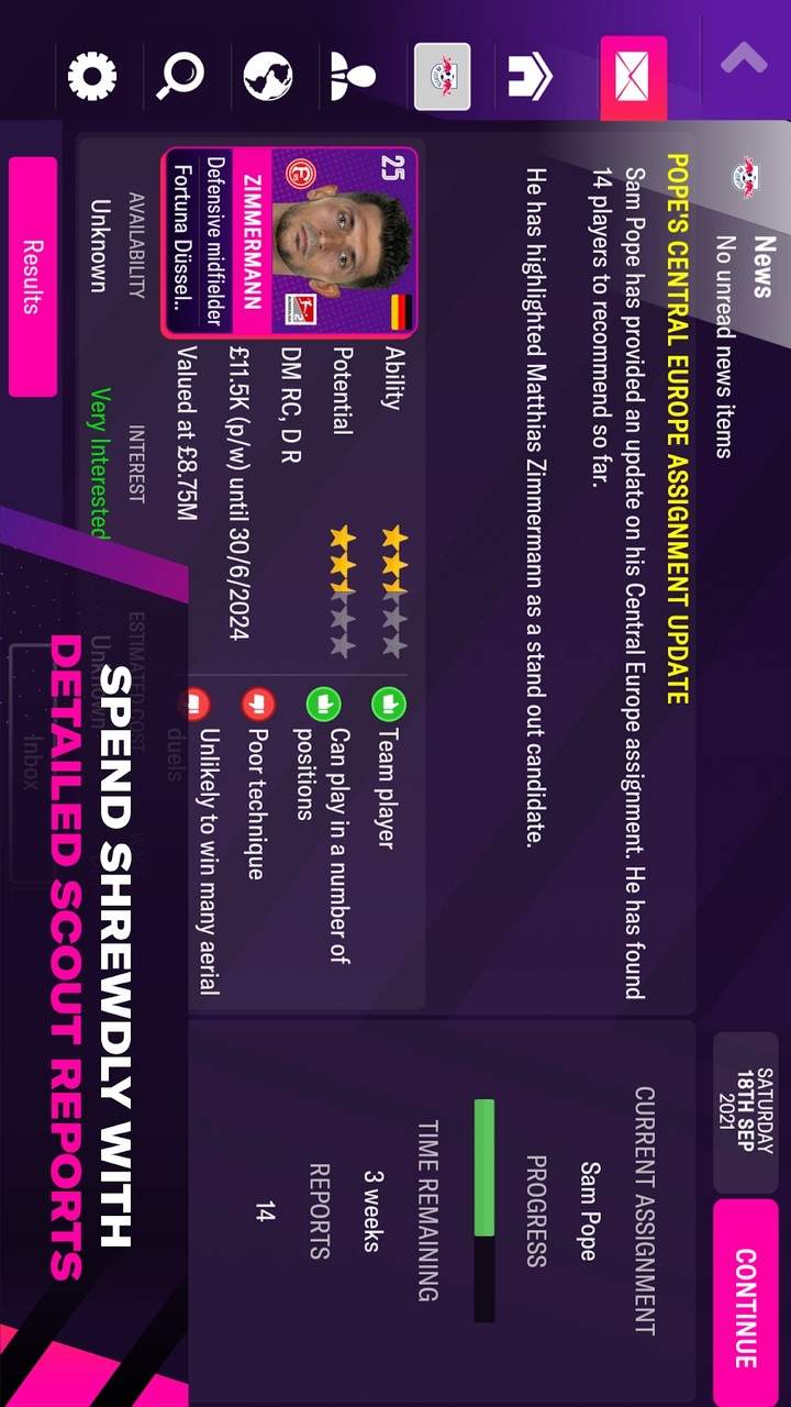Football Manager 2022 Mobile(Tải xuống miễn phí) screenshot image 3 Ảnh chụp màn hình trò chơi
